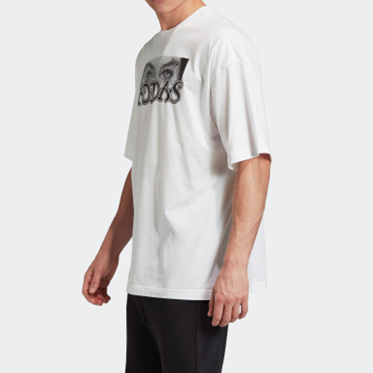 Мужская футболка adidas LOOSE TEE M (белая) — фото 5