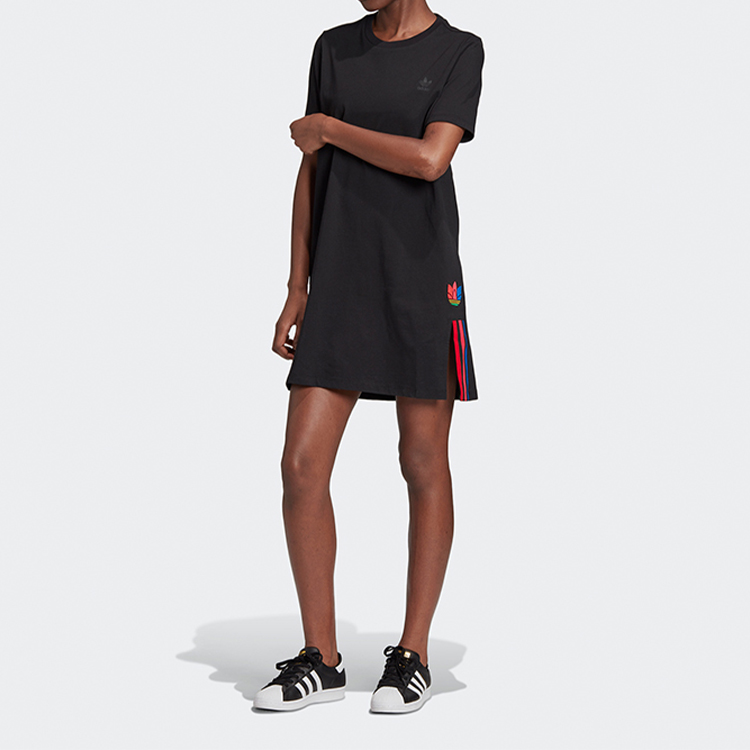 Женское платье adidas originals Tee Dress (черное) — фото 3