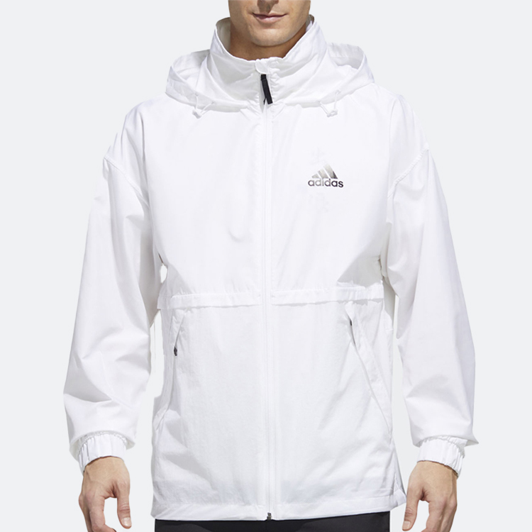 Мужская куртка adidas (белая) — фото 3