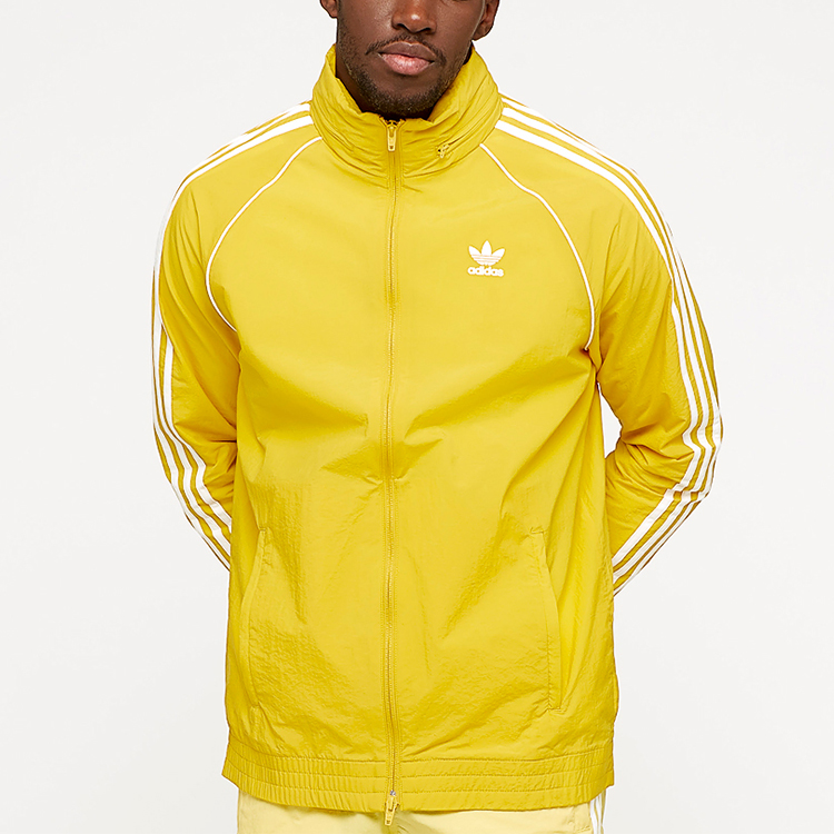 Мужская куртка adidas originals SUPERSTAR (желтая) — фото 3