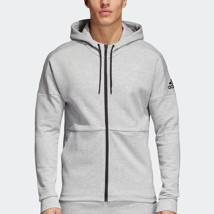 Мужская куртка adidas (серая) — фото 3