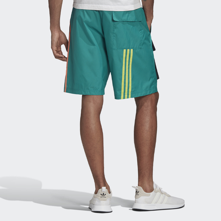 Мужские штаны adidas originals (зеленые) — фото 5