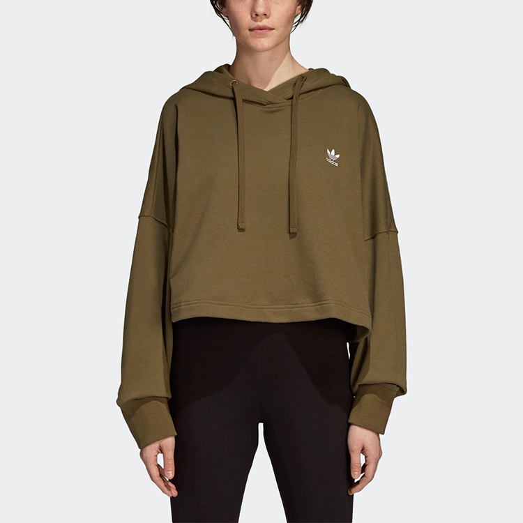Худи adidas originals (оливковое) — фото 4
