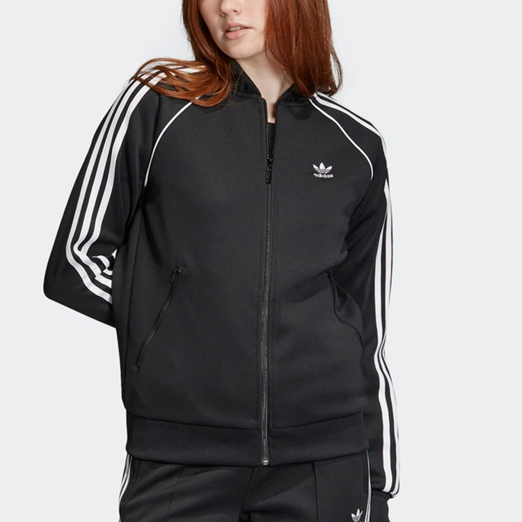 Куртка adidas originals SST TRACK (черная) — фото 3