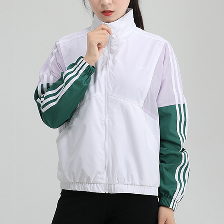 Женская олимпийка adidas neo W SS TRACK TOP (черная) — фото 3