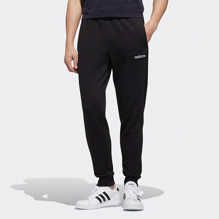 Мужские штаны adidas neo (черные) — фото 3