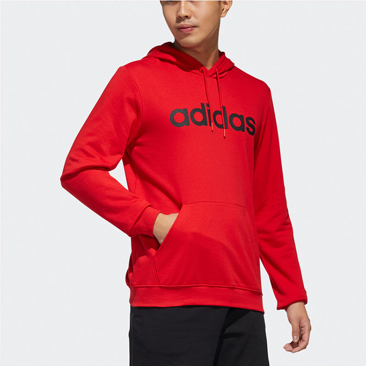 Мужское худи adidas (красное) — фото 3
