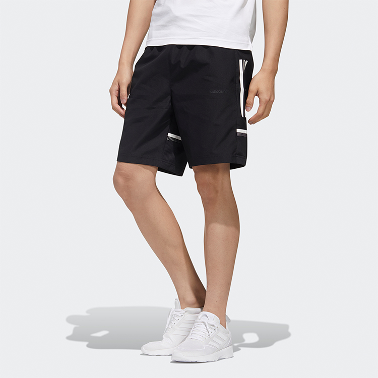 Мужские шорты adidas neo (черные) — фото 3