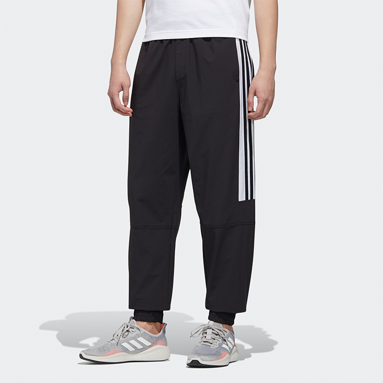 Мужские штаны adidas neo (черно-белые) — фото 3