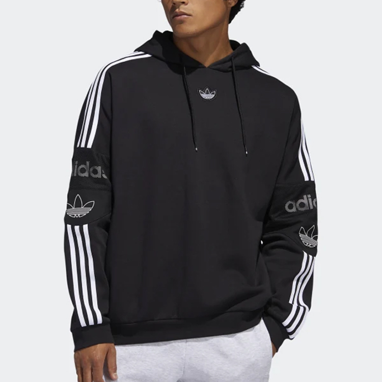 Мужское худи adidas originals (черное) — фото 3