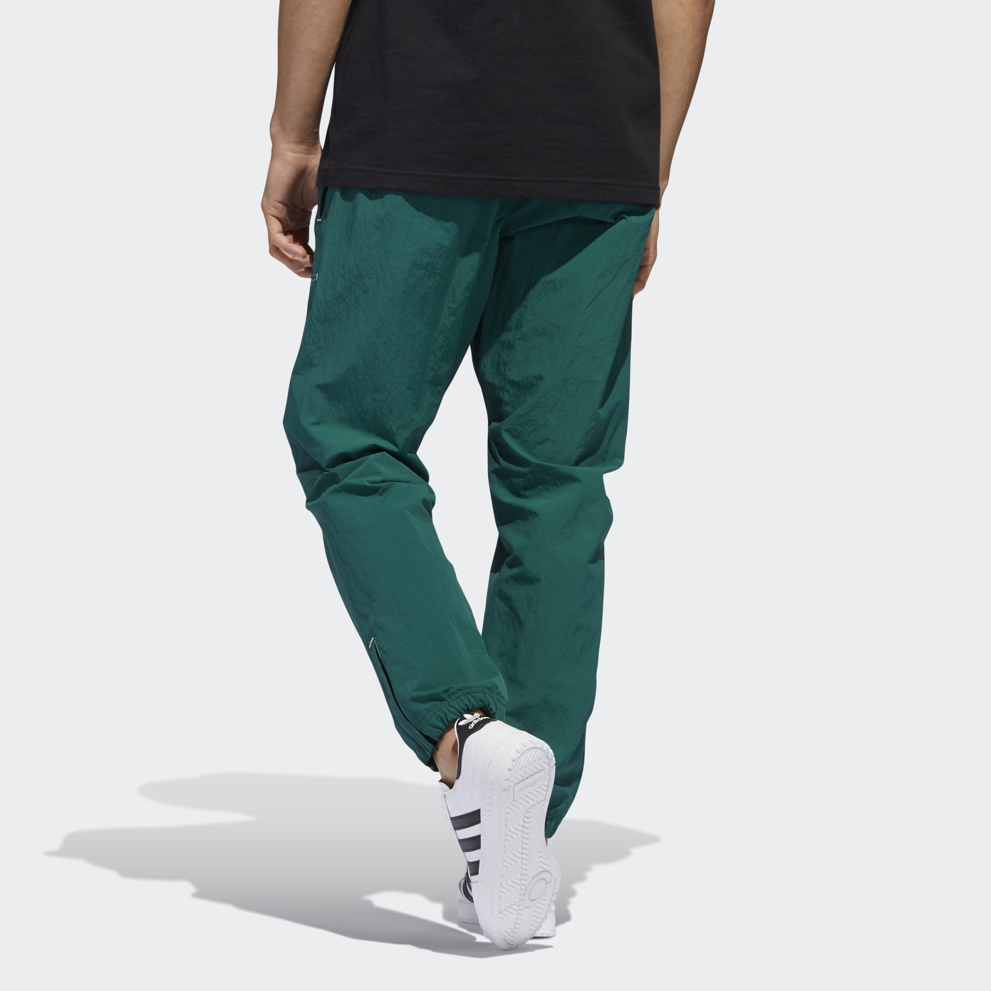 Мужские штаны adidas originals (зеленые) — фото 5