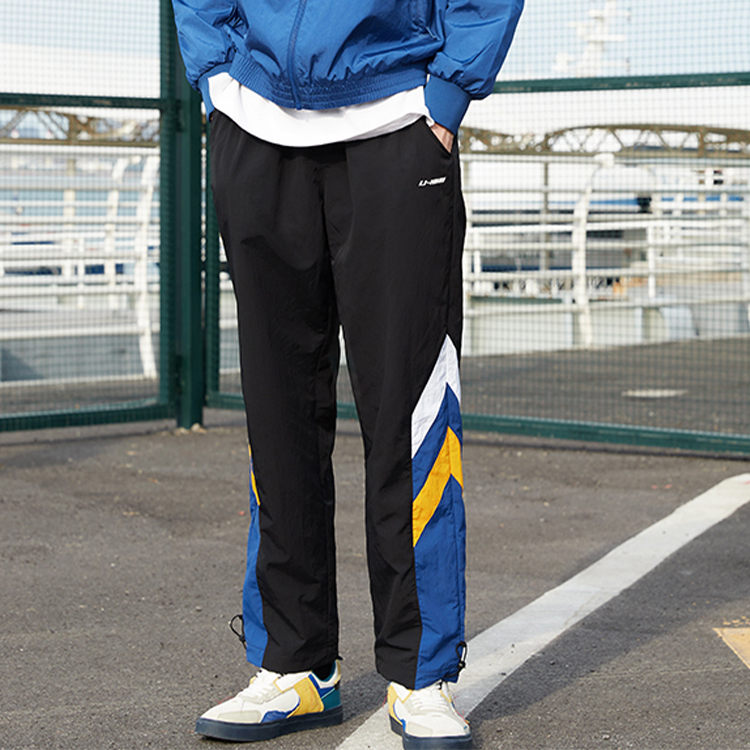 Li Ning Sports Pants Men’s Crape Myrtle Blue Moderate