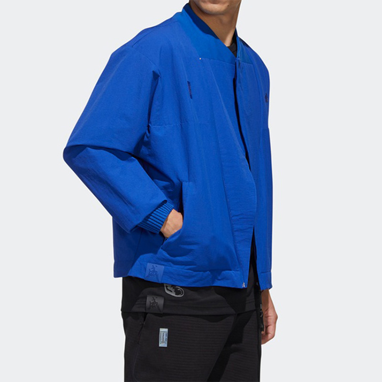 Мужская куртка adidas (синяя) — фото 3