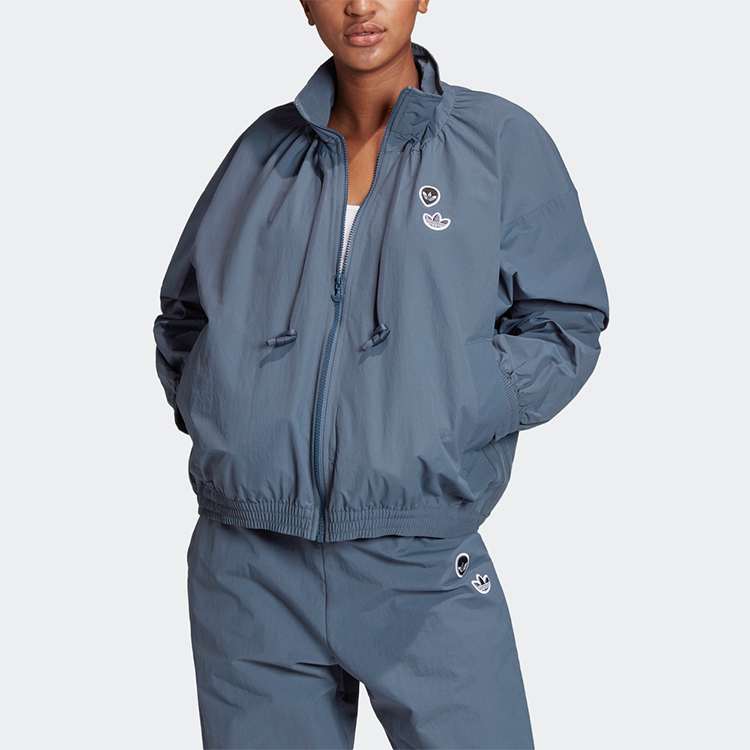 Женская куртка adidas originals TRACK TOP (черная) — фото 5
