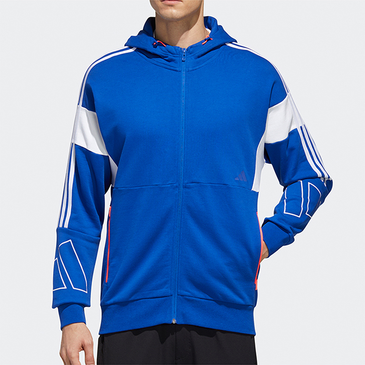 Мужская куртка adidas (королевский синий) — фото 3