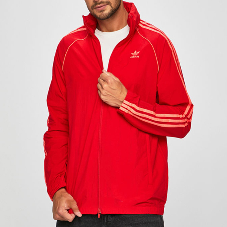 Мужская куртка adidas originals SST (светло-алая) — фото 3