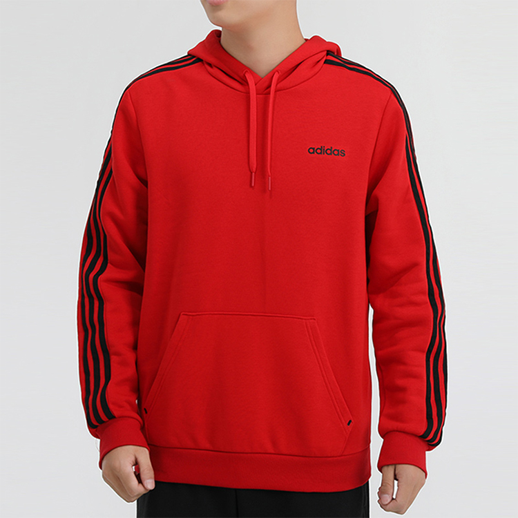 Мужское худи adidas neo (красное) — фото 4