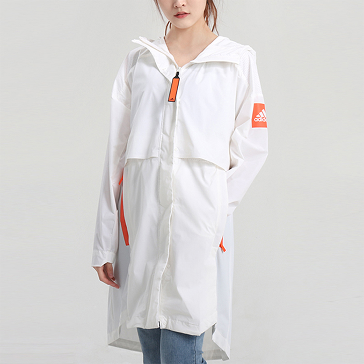 Женская куртка adidas W MYSHELTER W.R (белая) — фото 3