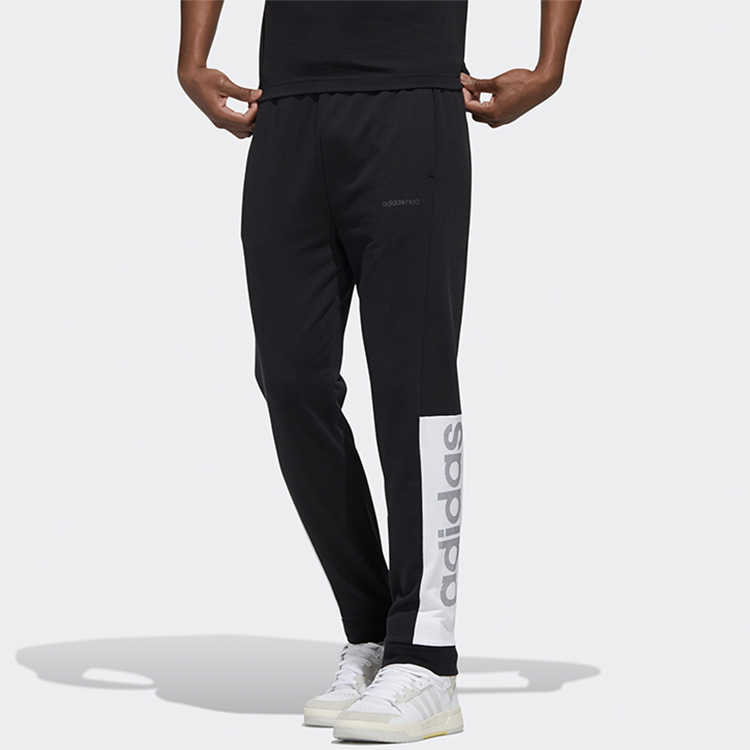 Мужские штаны adidas neo (черный) — фото 6