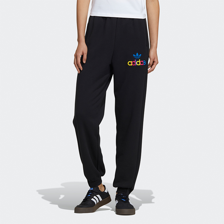 Женские штаны adidas originals (черные) — фото 5