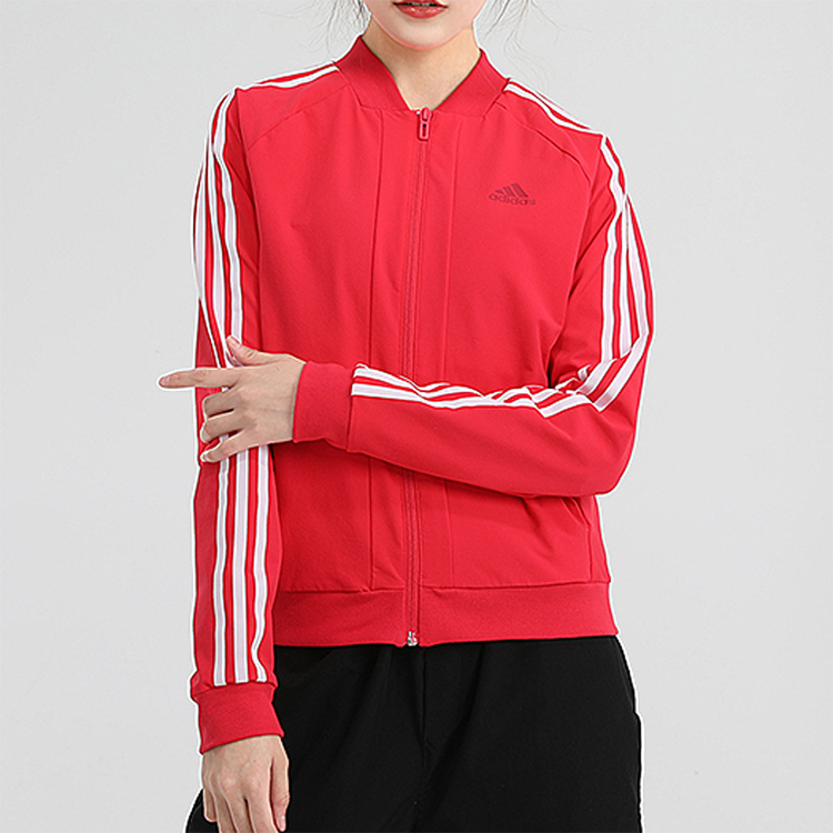 Женская куртка adidas Must Have (малиновая) — фото 3