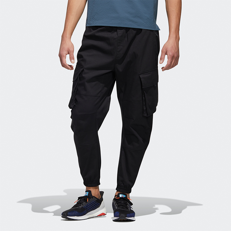 Мужские штаны adidas TH PNT Cargo (черные) — фото 3