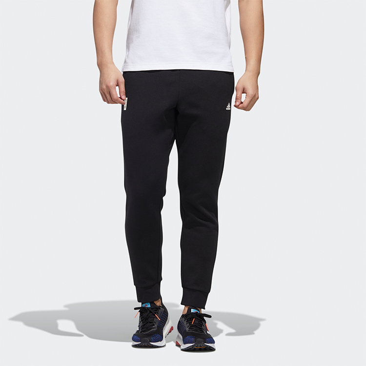 Мужские штаны adidas LABEL (черные) — фото 3