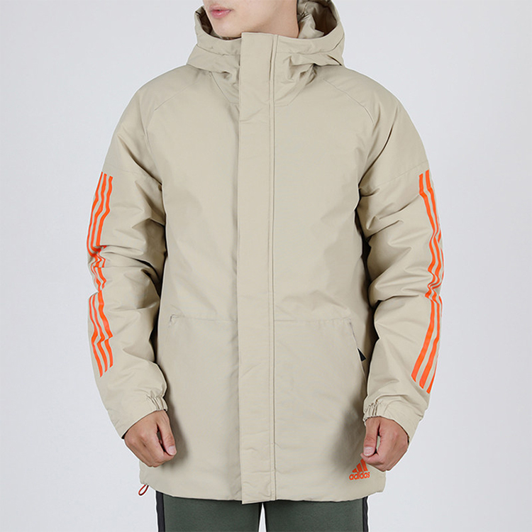 Мужская куртка adidas зимняя (хаки) — фото 5