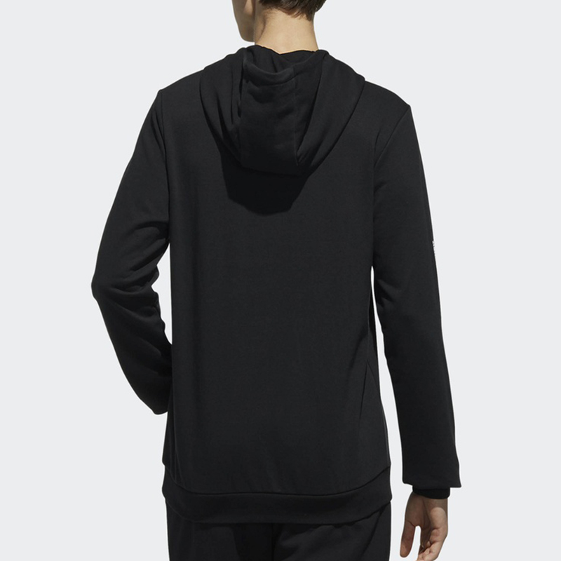 Мужское худи adidas neo M Ce 3s Hoody (черное) — фото 6