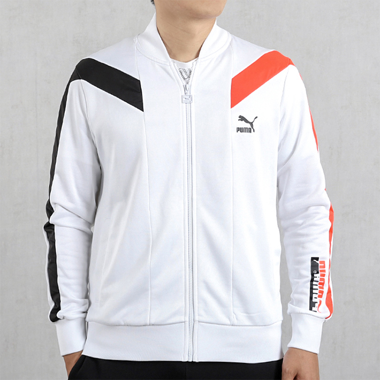 Мужская куртка PUMA T7 (белая) — фото 4