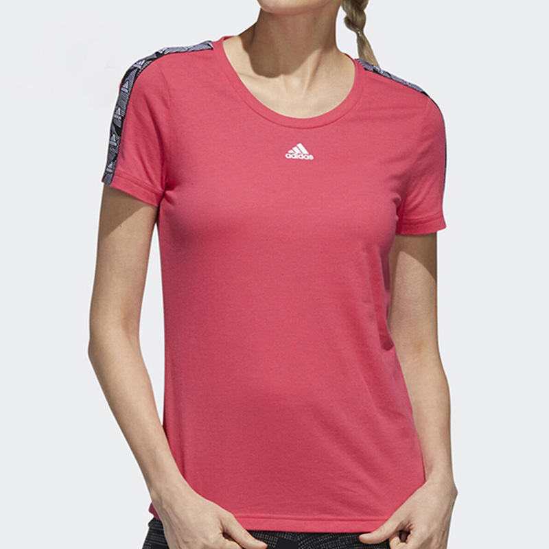 Женская футболка adidas (красная) — фото 3