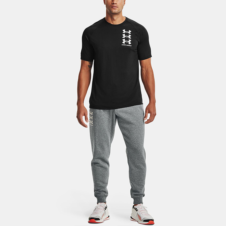 Мужские футболка Under Armour Under Armour Logo T (черная) — фото 3