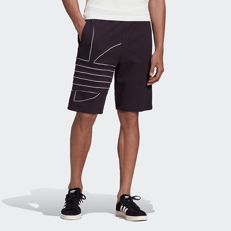 Adidas Originals BIG TREFOIL Sports Shorts Men’s Black Moderate