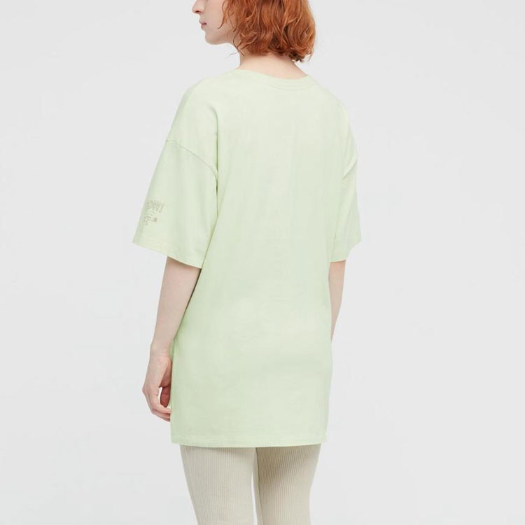 Женская футболка UNIQLO T (зеленая) — фото 3