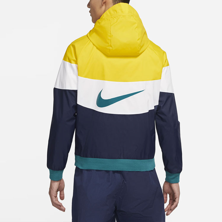 Мужская куртка Nike Sportswear Windrunner (желтая) — фото 5