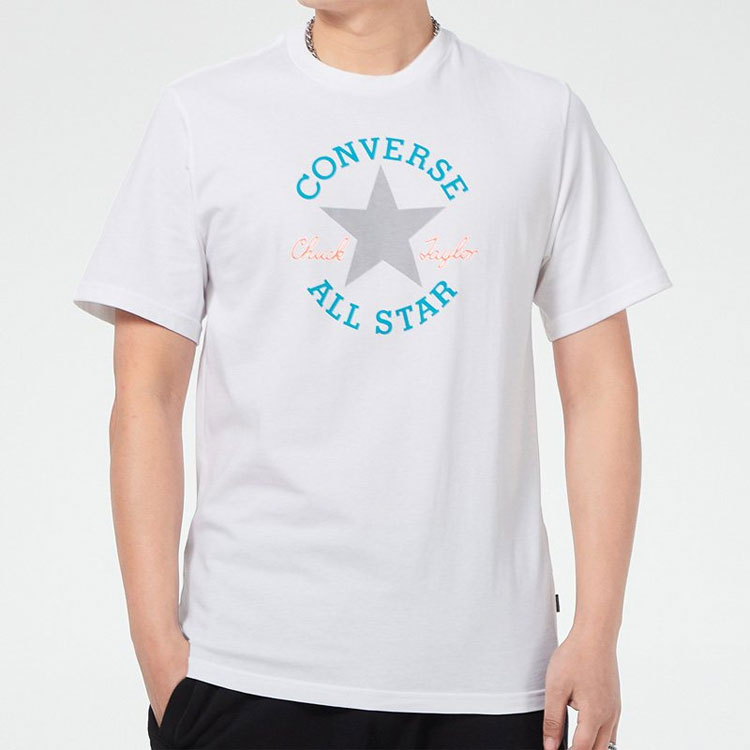 Мужская футболка Converse LogoT (белая) — фото 3