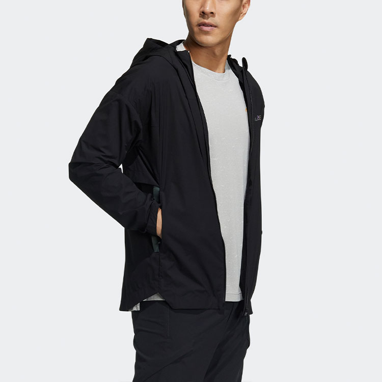 Мужская куртка adidas (черная) — фото 4