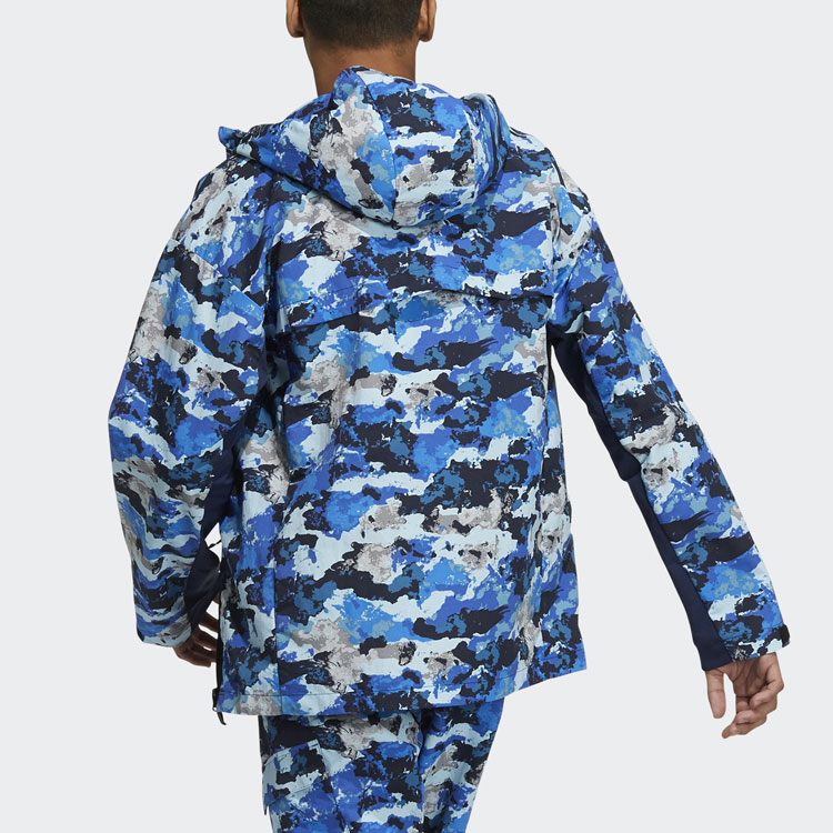 Мужская куртка adidas Terrex Festiv Aop Wb (синяя) — фото 3