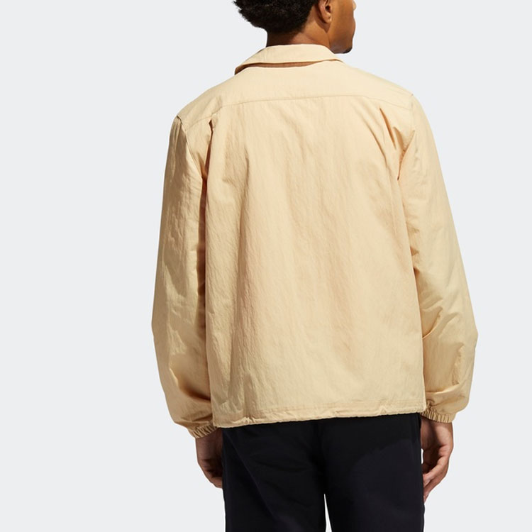 Куртка adidas Coach Shirt (кремовая) — фото 6