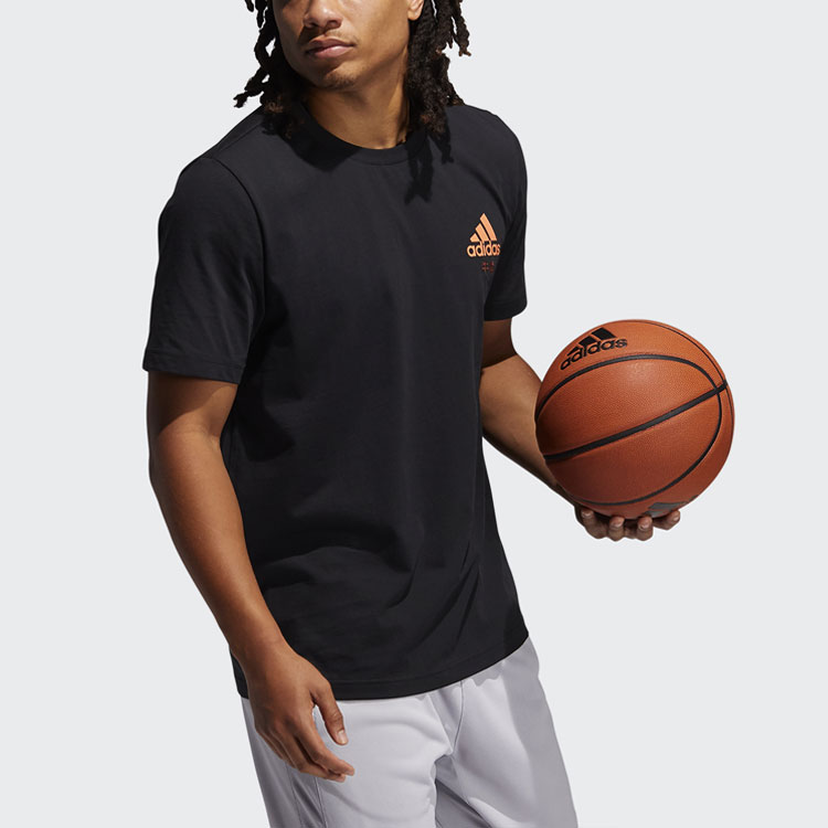 Мужская футболка adidas Horns Tee (черная) — фото 4