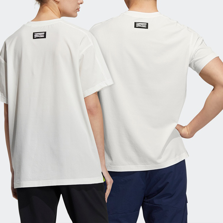 Футболка adidas Gw Ss Tee (белая) — фото 3