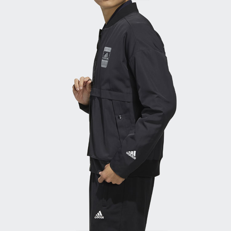 Мужские куртка adidas U2 Jkt Bomb (черная) — фото 5