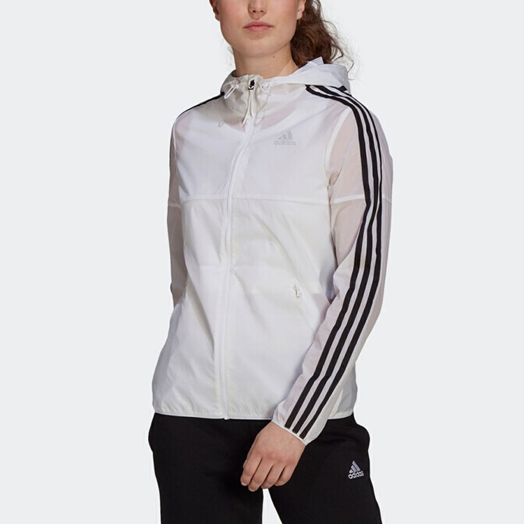 Женская куртка adidas Windbreaker W Wb (белая) — фото 2