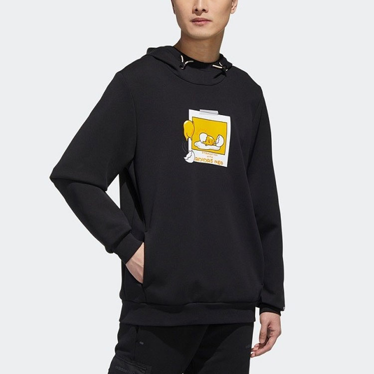 Мужское худи adidas (черное) — фото 4