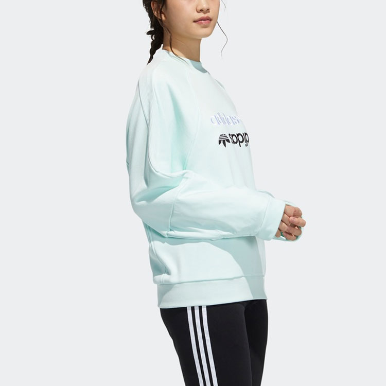 Женское худи adidas originals Crew Sweat (мятное) — фото 3