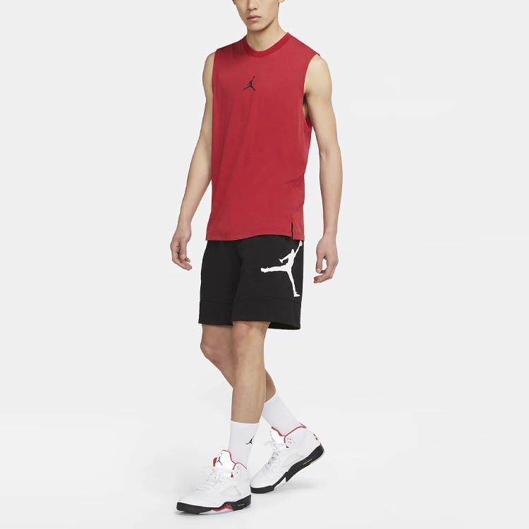Мужские футболка Jordan DRI-FIT T (красный) — фото 2