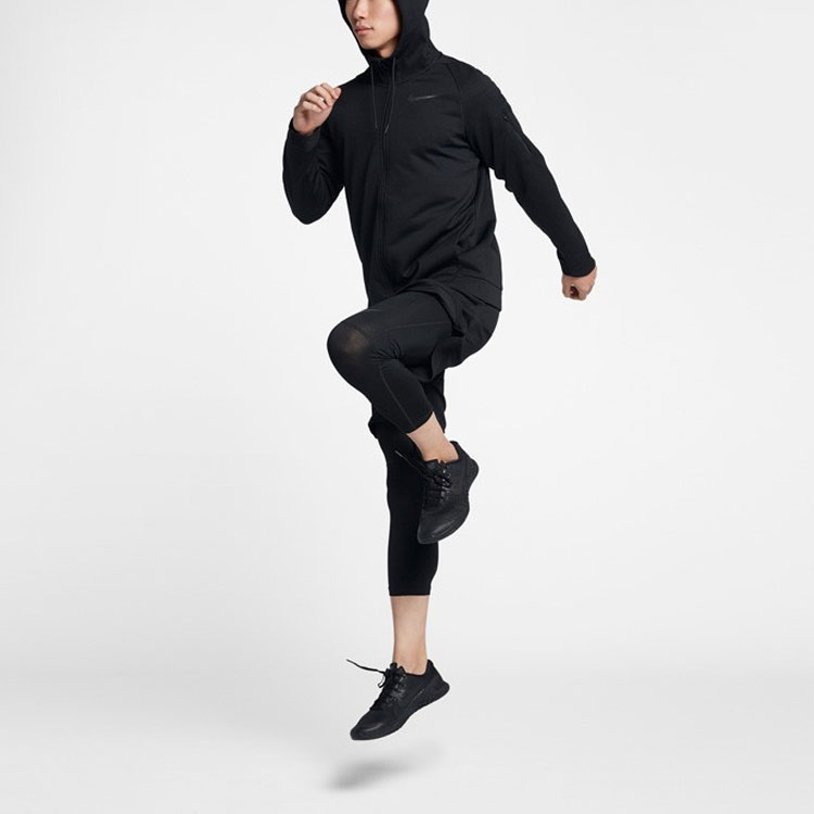 Мужская куртка Nike As M Nk Thrma Sphr Jacket Hd Fz (черный) — фото 3