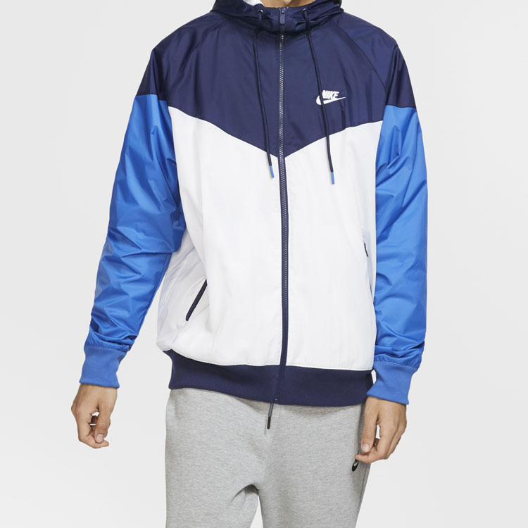 Мужская куртка Nike (голубая) — фото 3