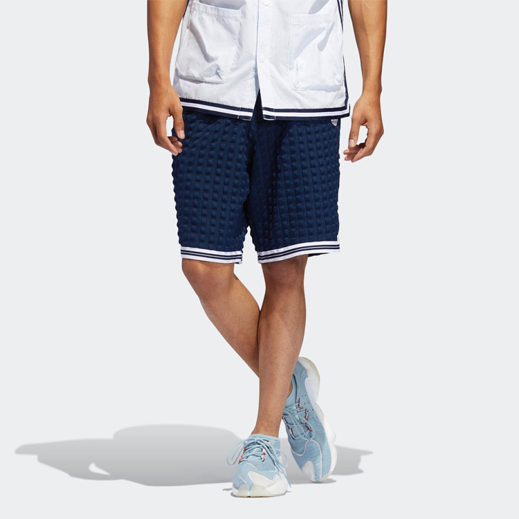 Мужские шорты adidas originals Checkered Short (синие) — фото 3