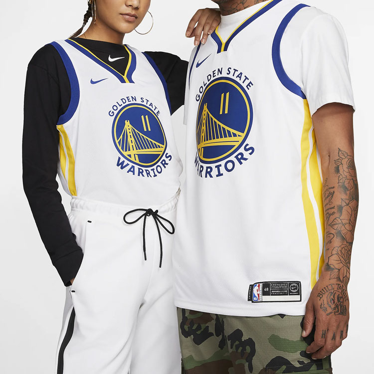 Мужская футболка Nike NBA SW 19-20 (белая) — фото 5